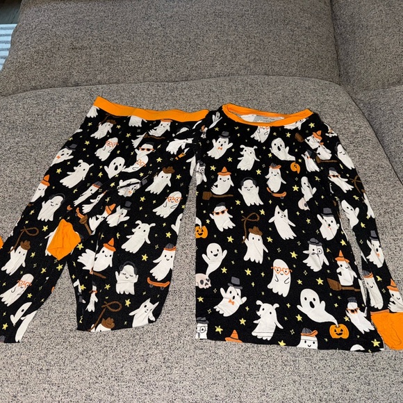 Little Sleepies Bamboo Pajama Set Size 7/8 Halloween - Picture 1 of 4